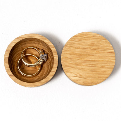 KAC Oak Ring Dish Jewelry Holder